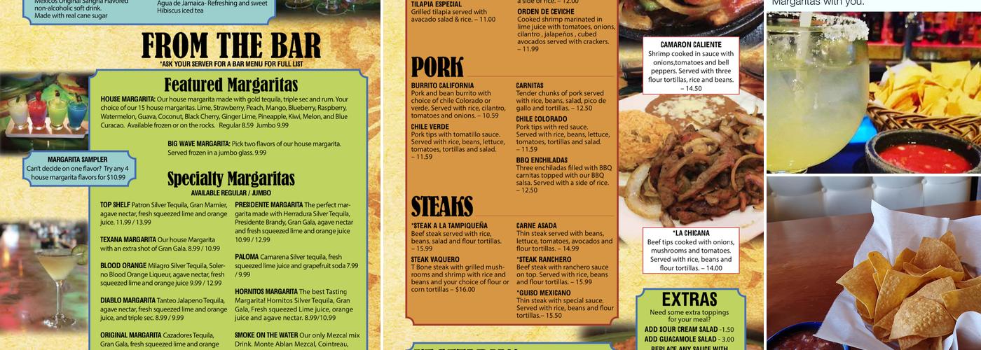 El Rodeo Menu