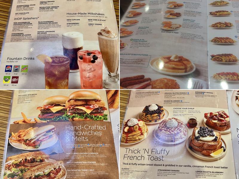 IHOP Menu