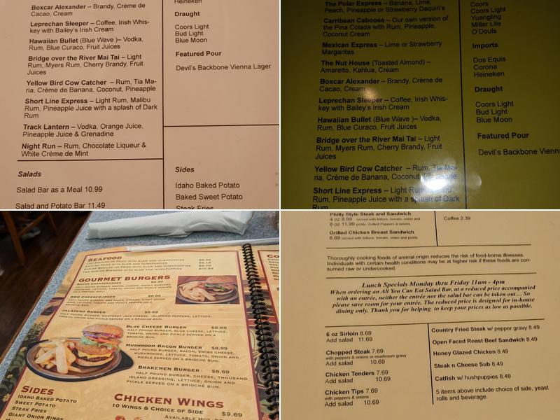 The Great 611 Steak Company Menu