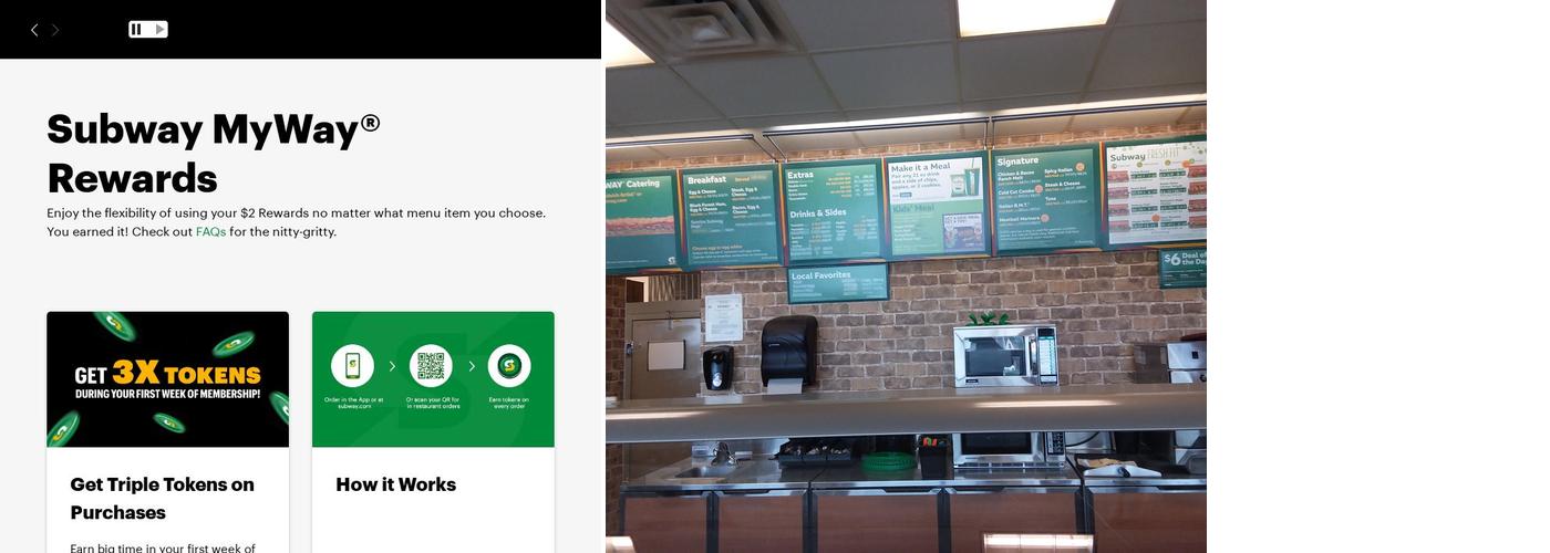Subway Menu