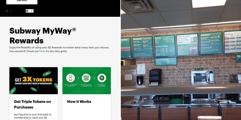 Subway Menu