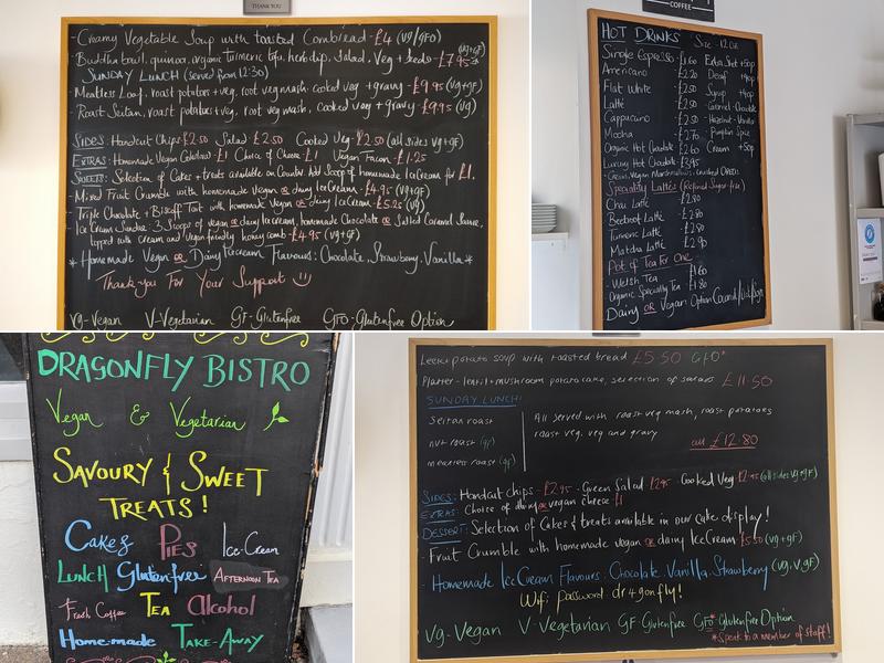 Dragonfly Bistro Menu