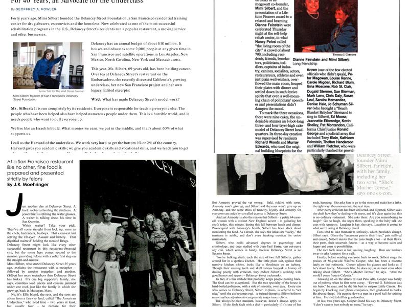 Delancey Street Catering Menu