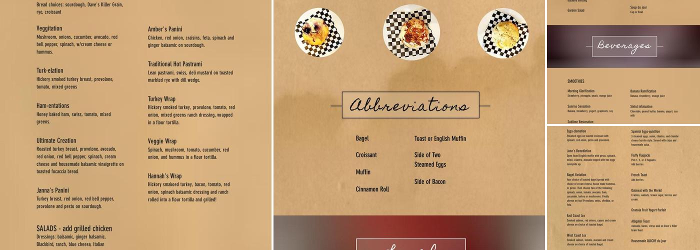 Comma Coffee Menu