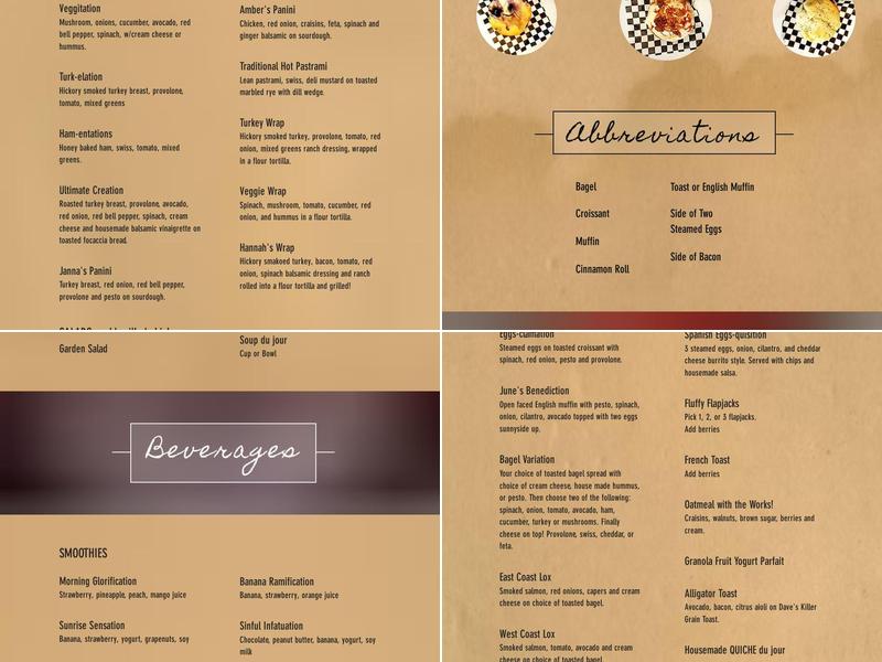 Comma Coffee Menu