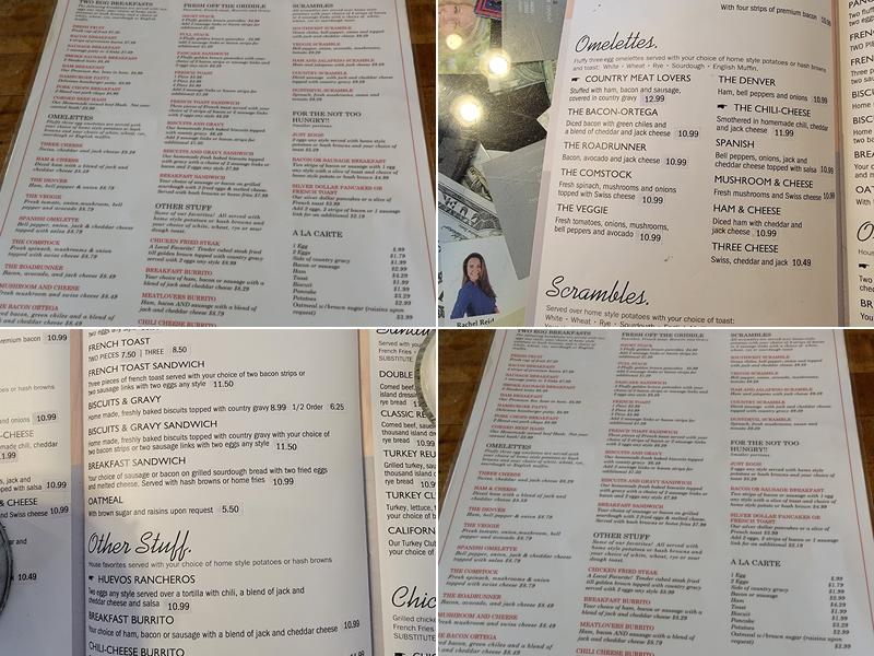 Roadrunner Cafe Menu