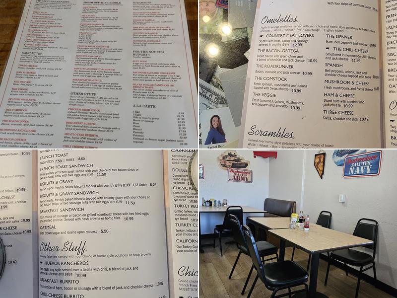 Roadrunner Cafe Menu