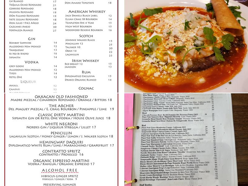 Cafe Pasqual's Menu