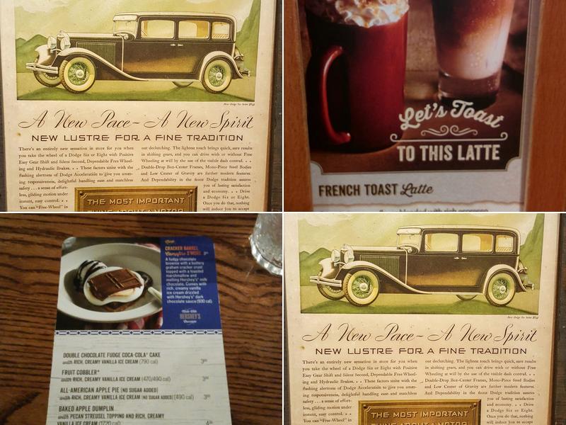 Cracker Barrel Old Country Store Menu