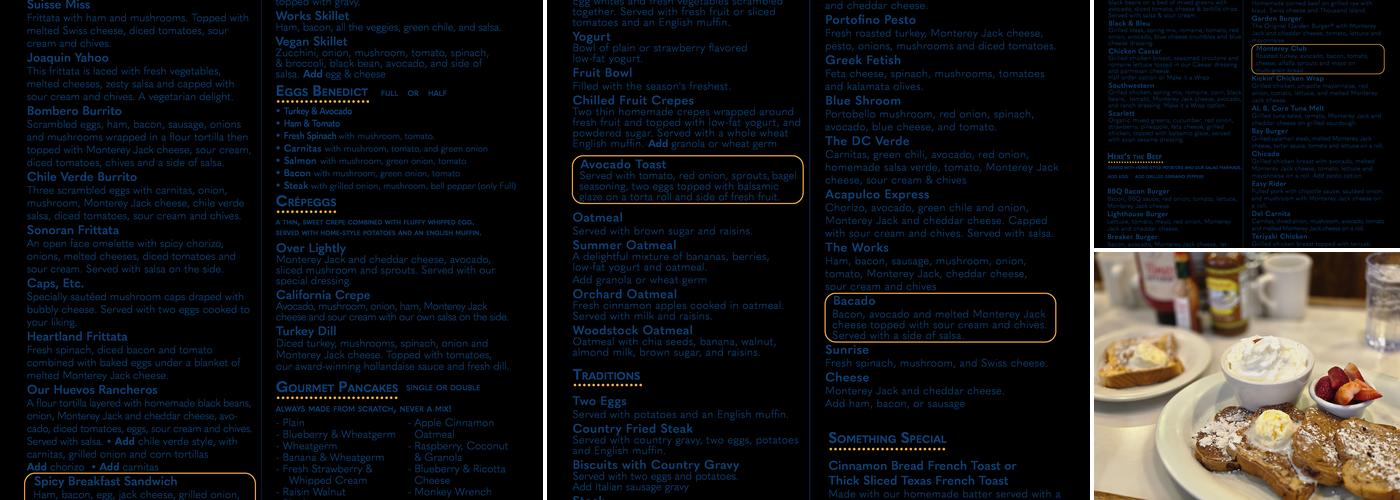 First Awakenings Menu