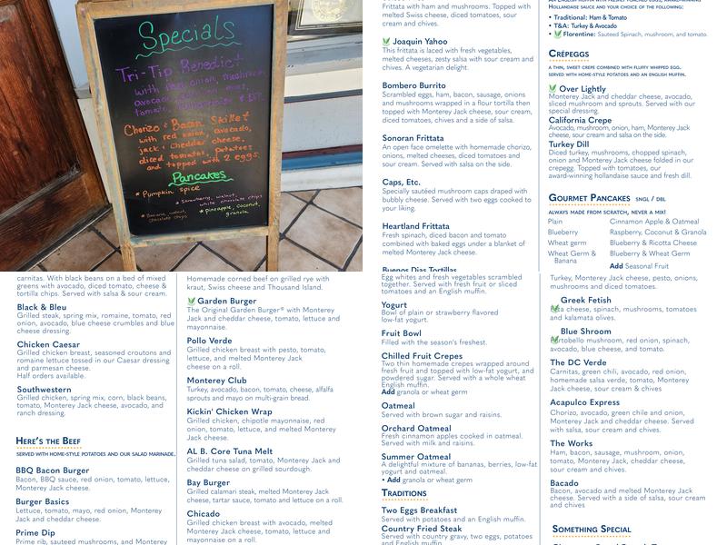 First Awakenings Menu