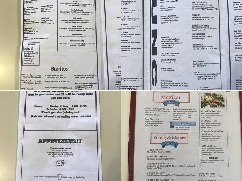 Wings Menu
