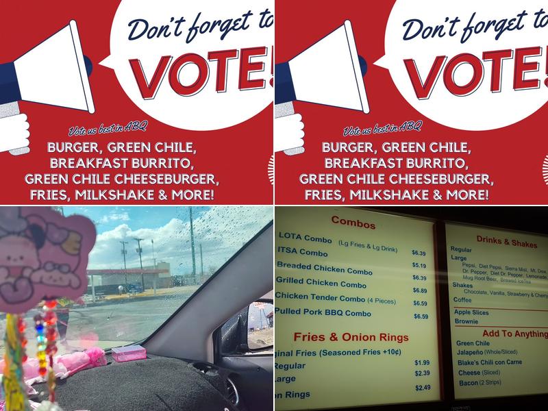 Blake's Lotaburger Menu