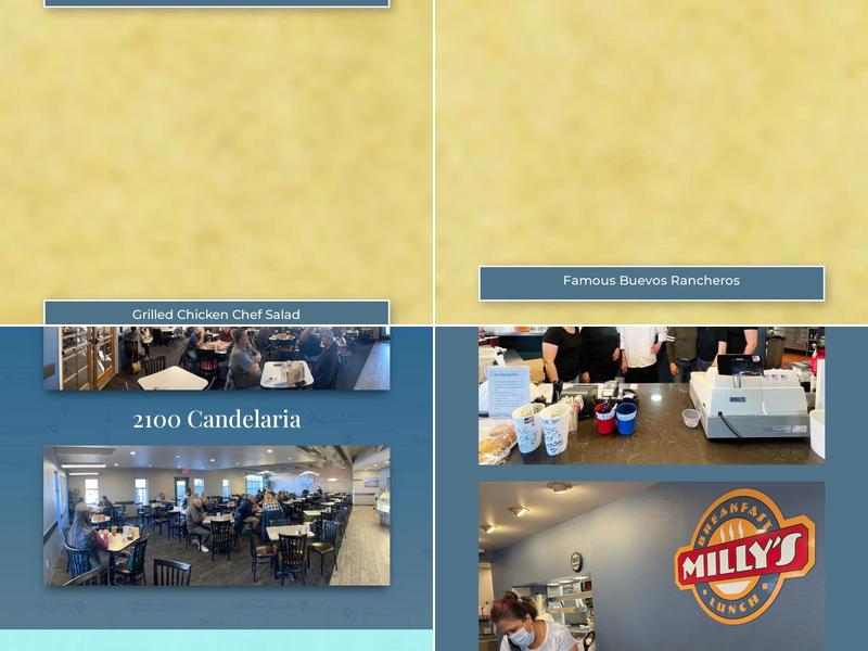 Milly's Menu