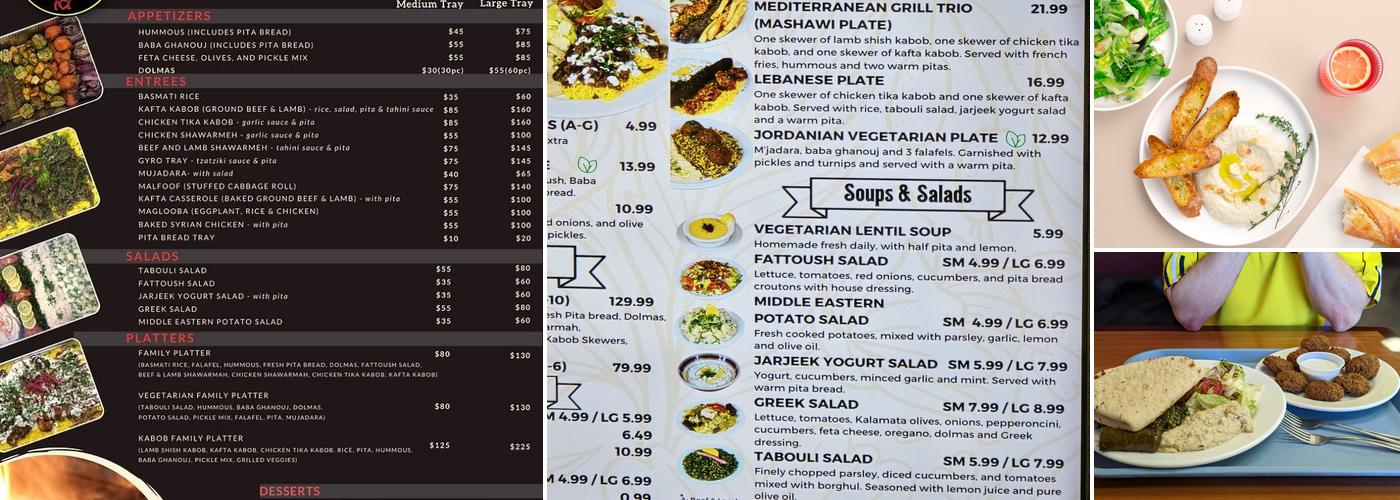 Sahara Menu