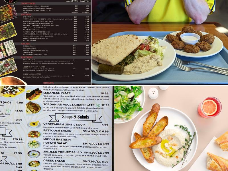 Sahara Menu