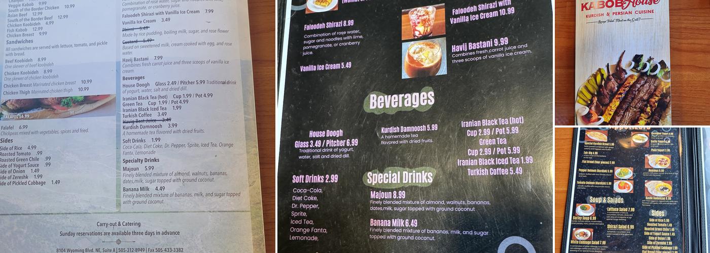 Kabob House Menu