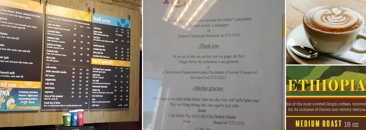 Satellite Coffee Menu