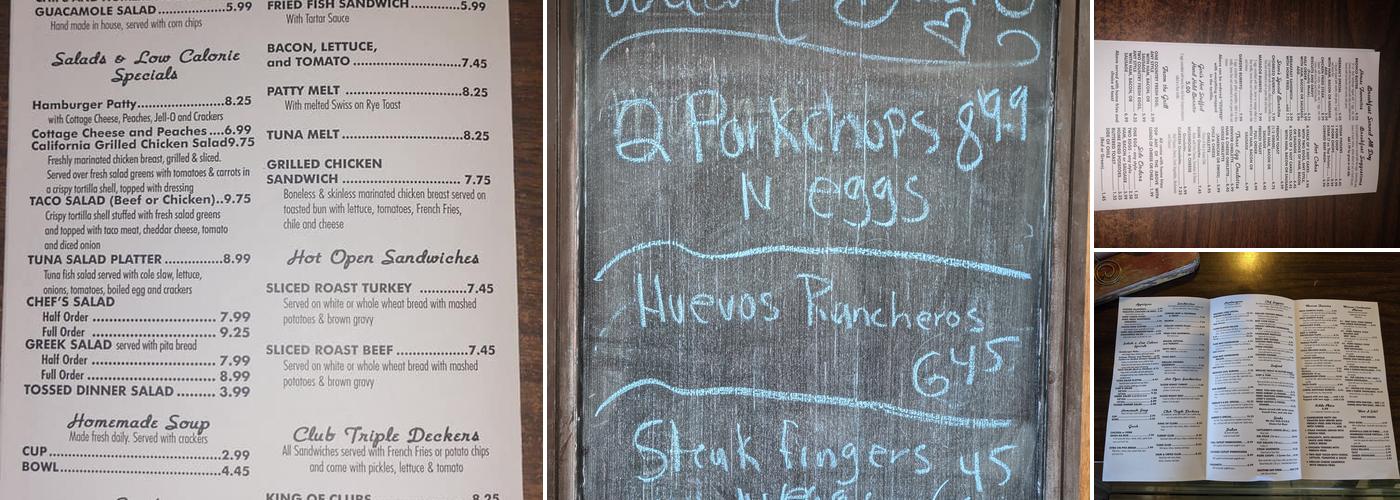 Western View Steak diner and House Menu