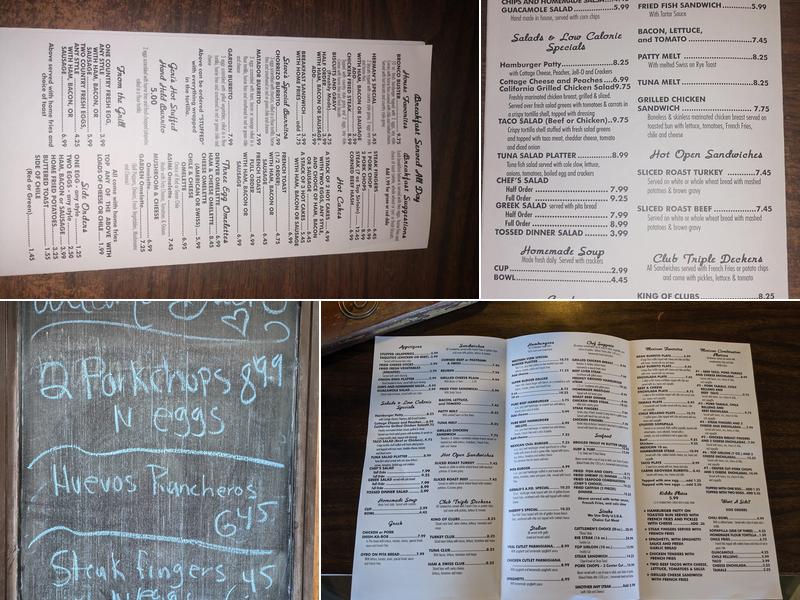 Western View Steak diner and House Menu