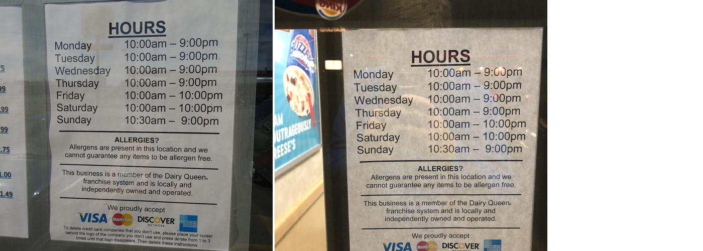 Dairy Queen Grill & Chill Menu