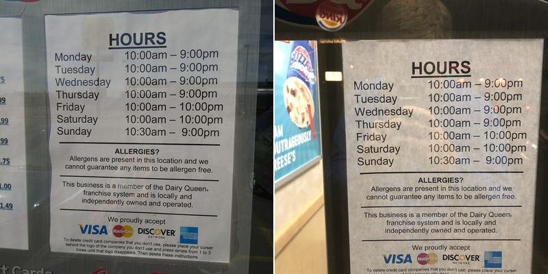 Dairy Queen Grill & Chill Menu