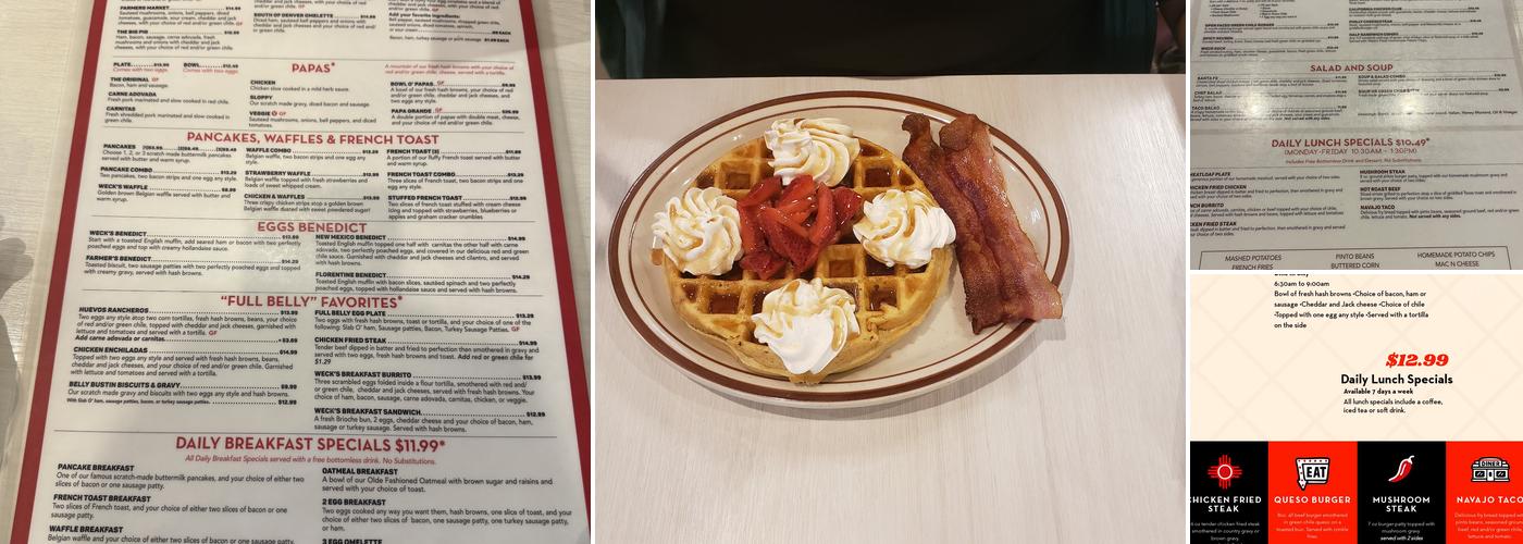 Weck's Menu
