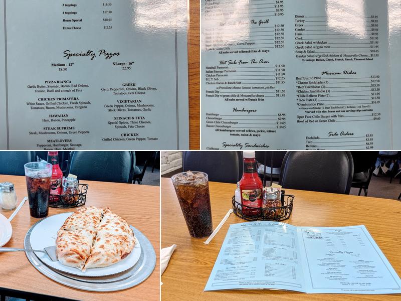Riverside Pizza Restaurant Menu