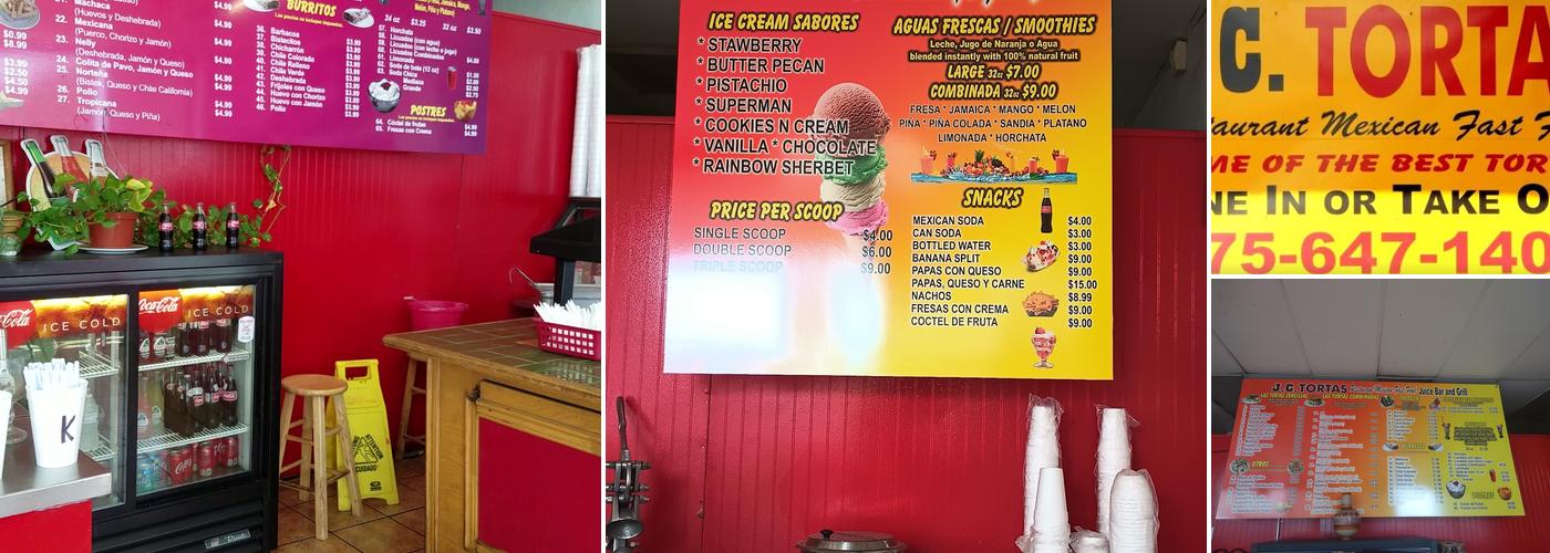Jc Tortas Menu