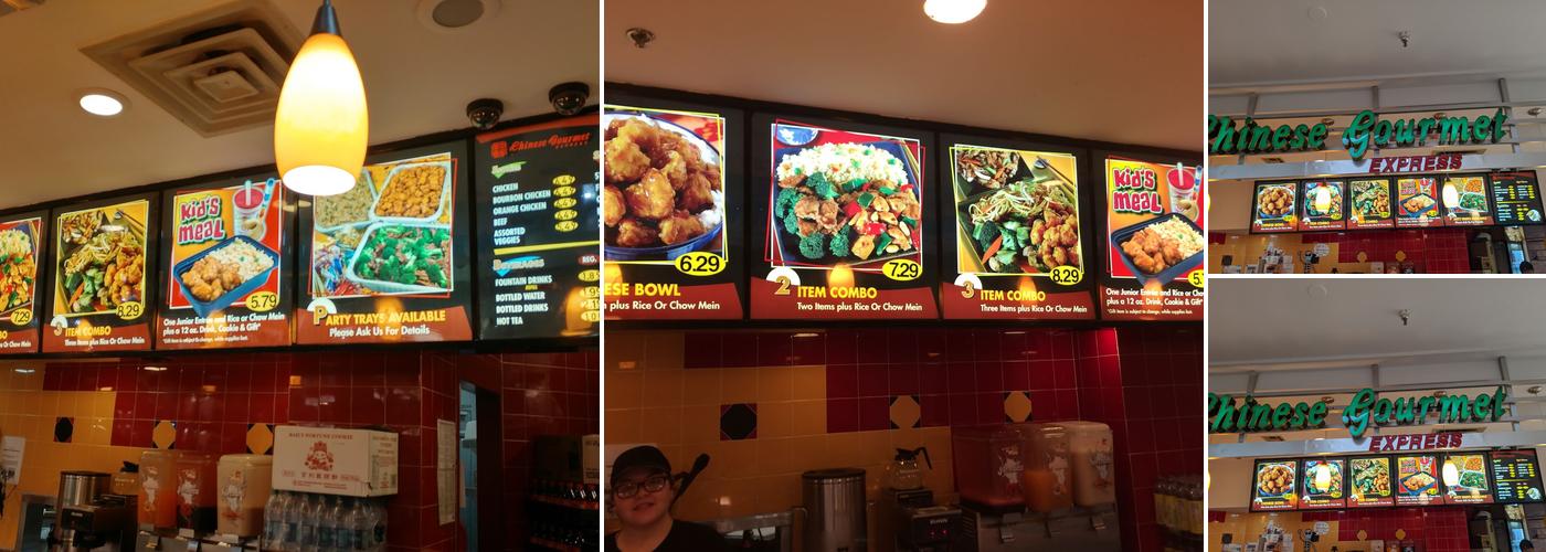 Chinese Gourmet Express Menu
