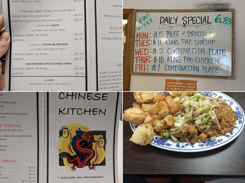 Chinese Kitchen Menu