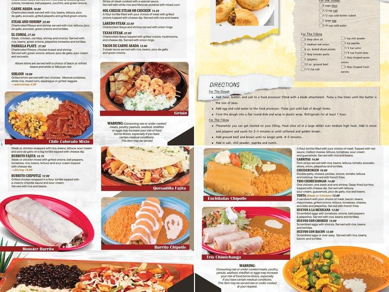 Don Sol Mexican Grill Menu