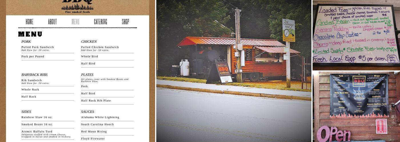 Bootleg BBQ Menu