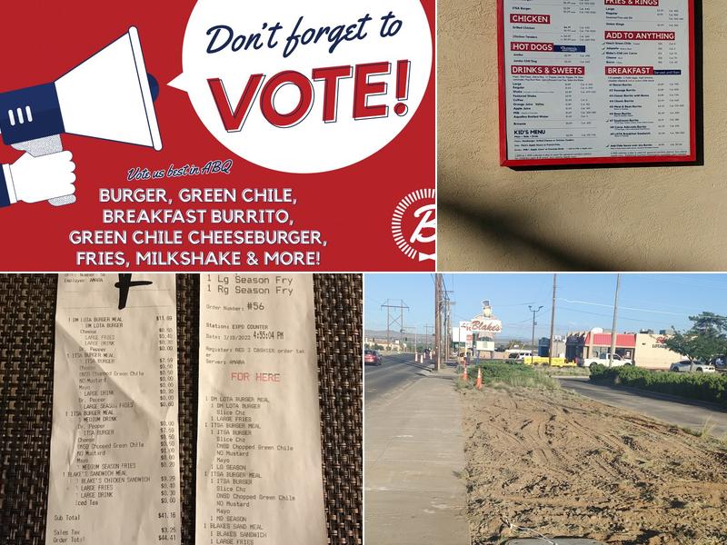 Blake's Lotaburger Menu