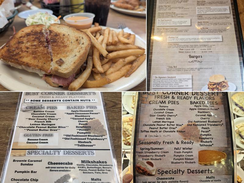 Busy Corner Menu
