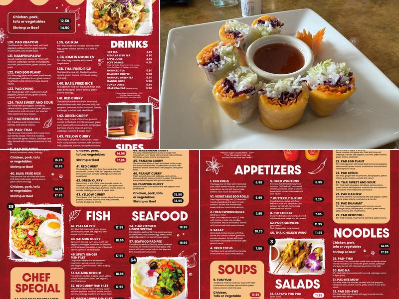 Thai Kitchen Menu