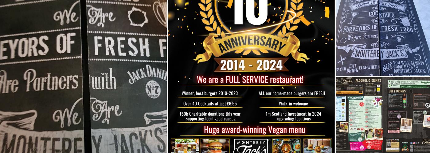 Monterey Jack's Menu