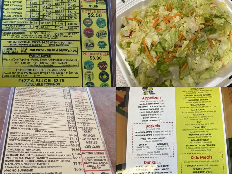 Charlie's Grub & Suds Menu