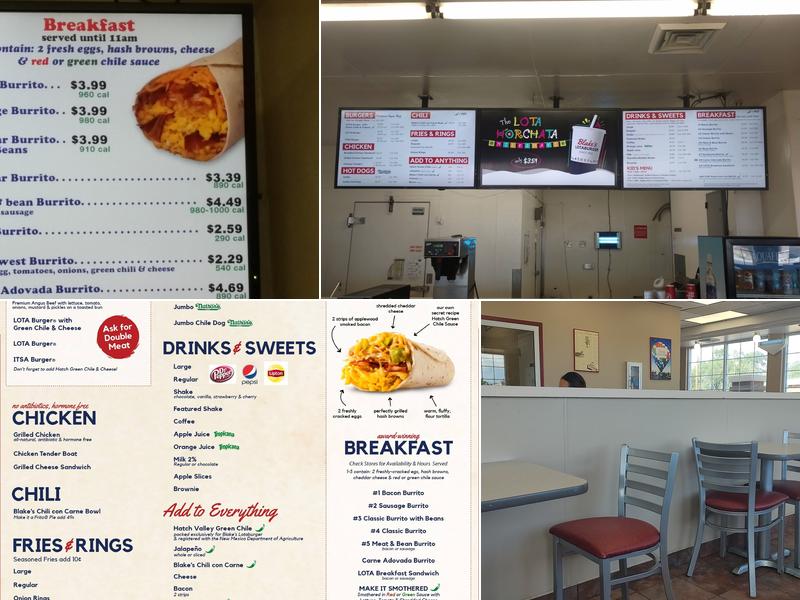 Blake's Lotaburger Menu