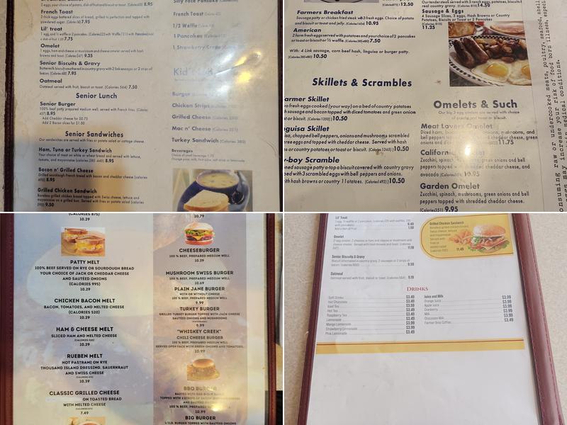 Visalia Waffles Menu
