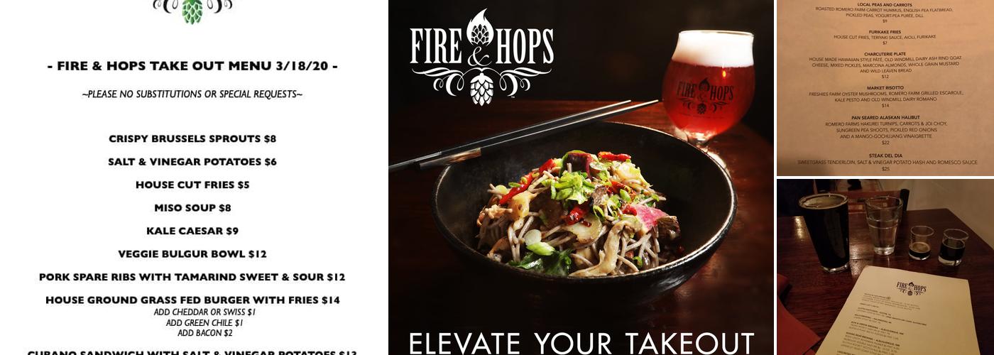 Fire & Hops Menu