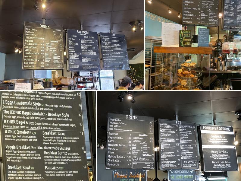 Iconik Coffee Roasters Menu