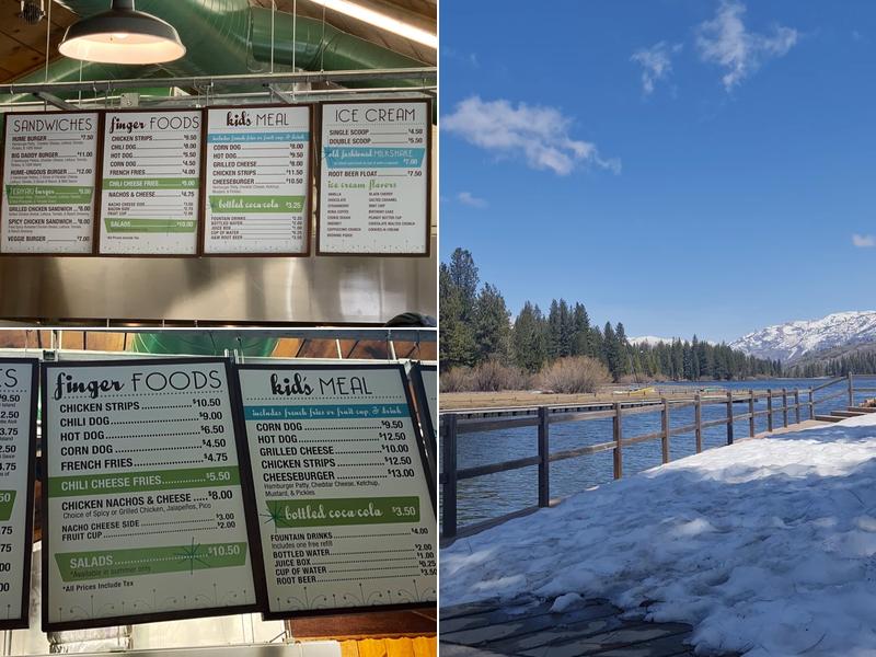 Hume Lake Snack Shop Menu