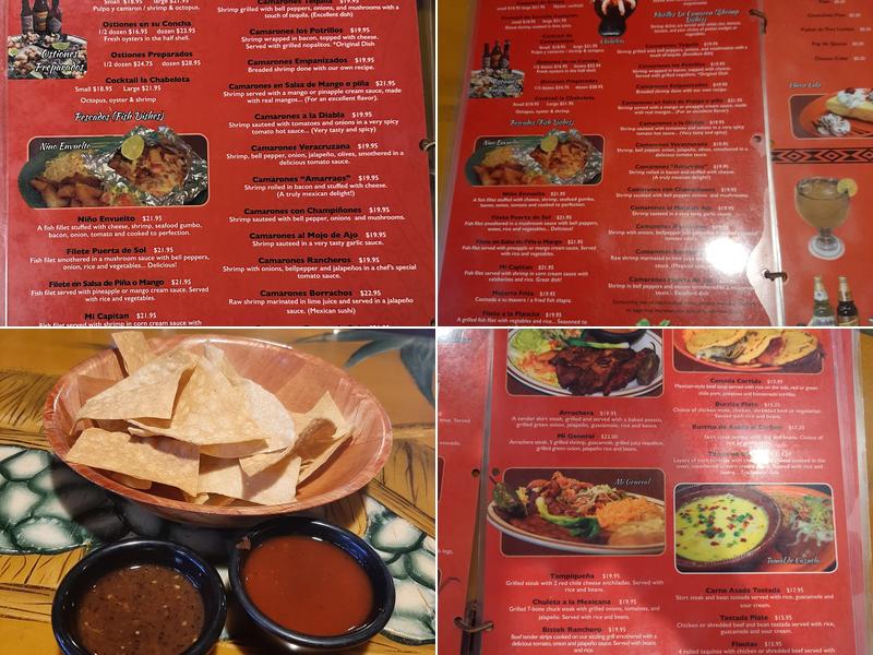 Los Potrillos Menu