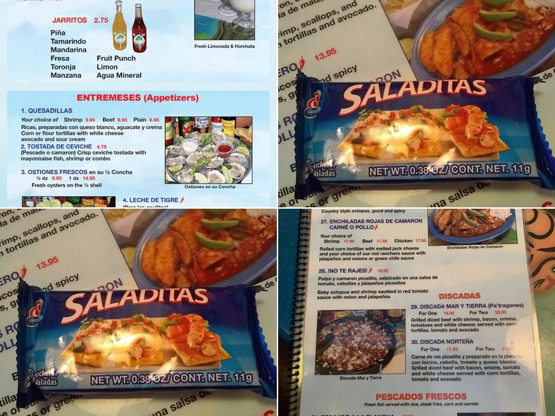 Mariscos Costa Azul Menu