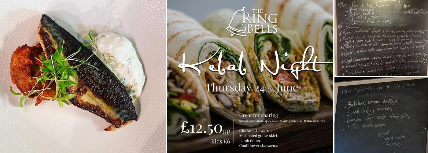 The Ring of Bells Menu