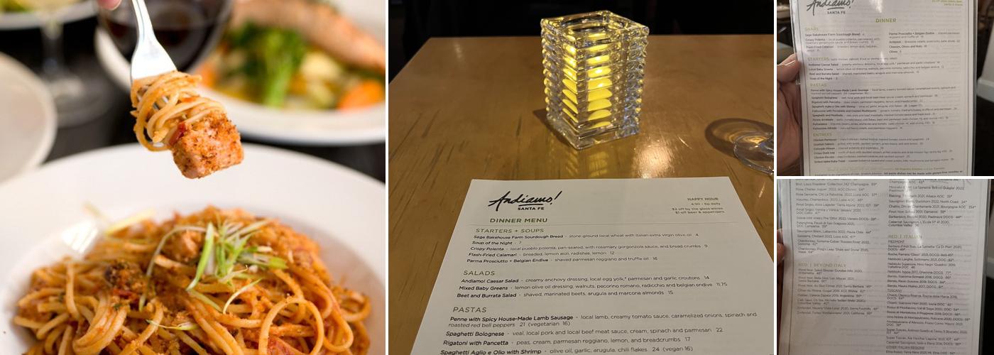 Andiamo! Menu