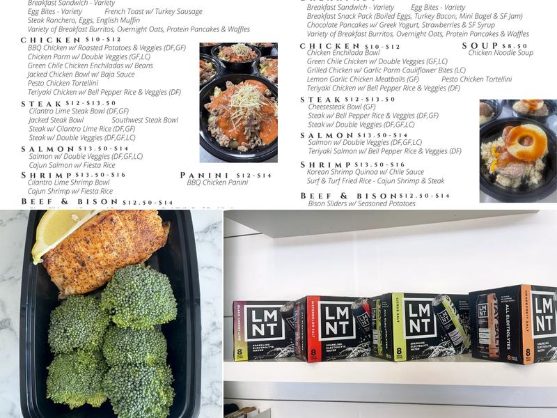 NutriMeals Menu