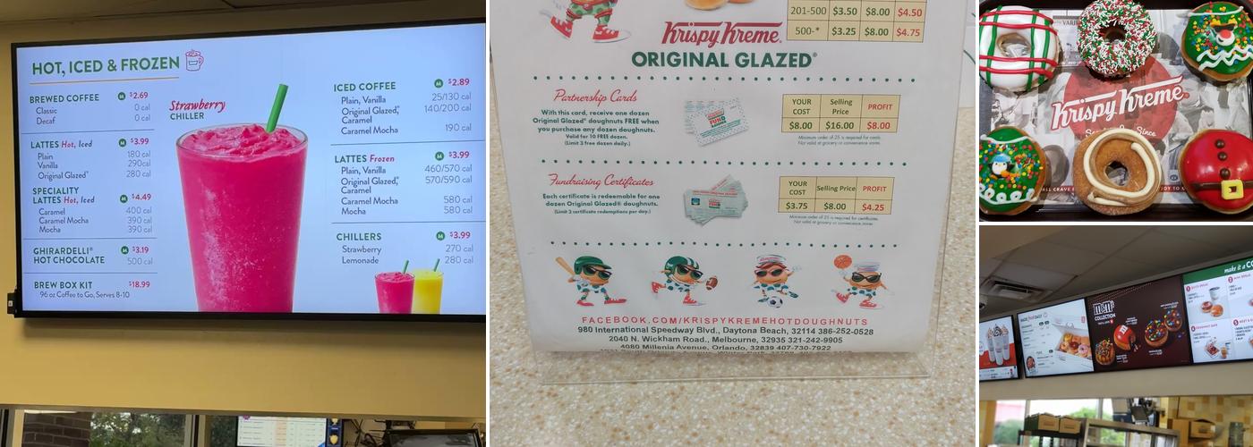 Krispy Kreme Menu
