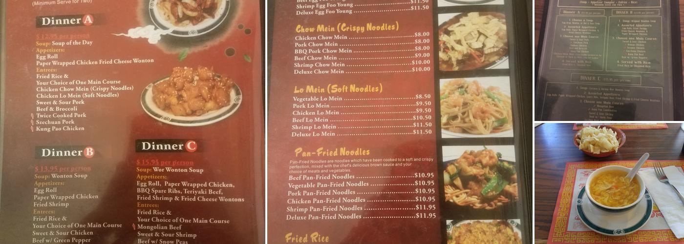 Long Dragon Menu
